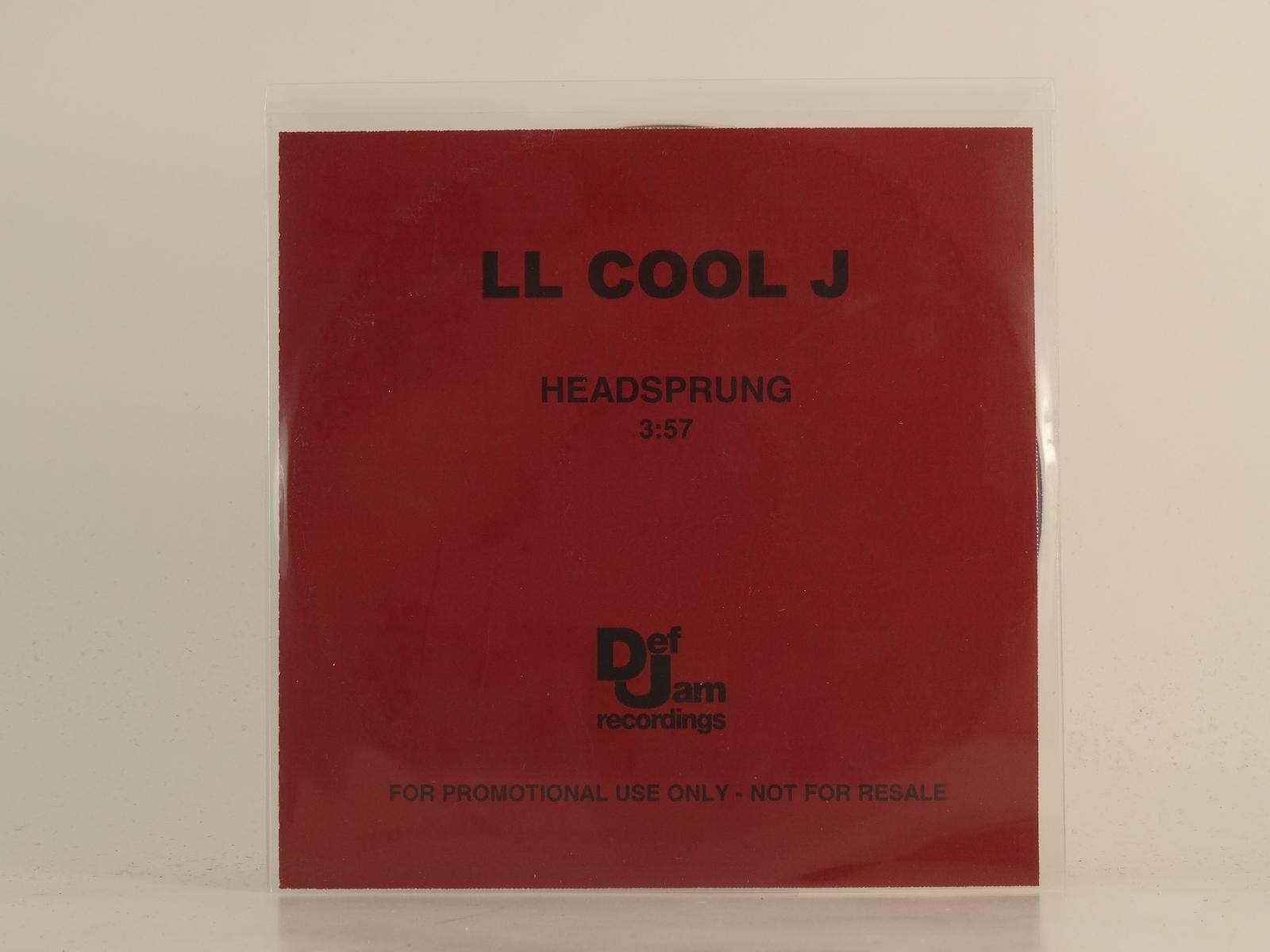LL COOL J HEADSPRUNG (H1) 1 Track Promo CD Single including White Sleeve DEF JAM