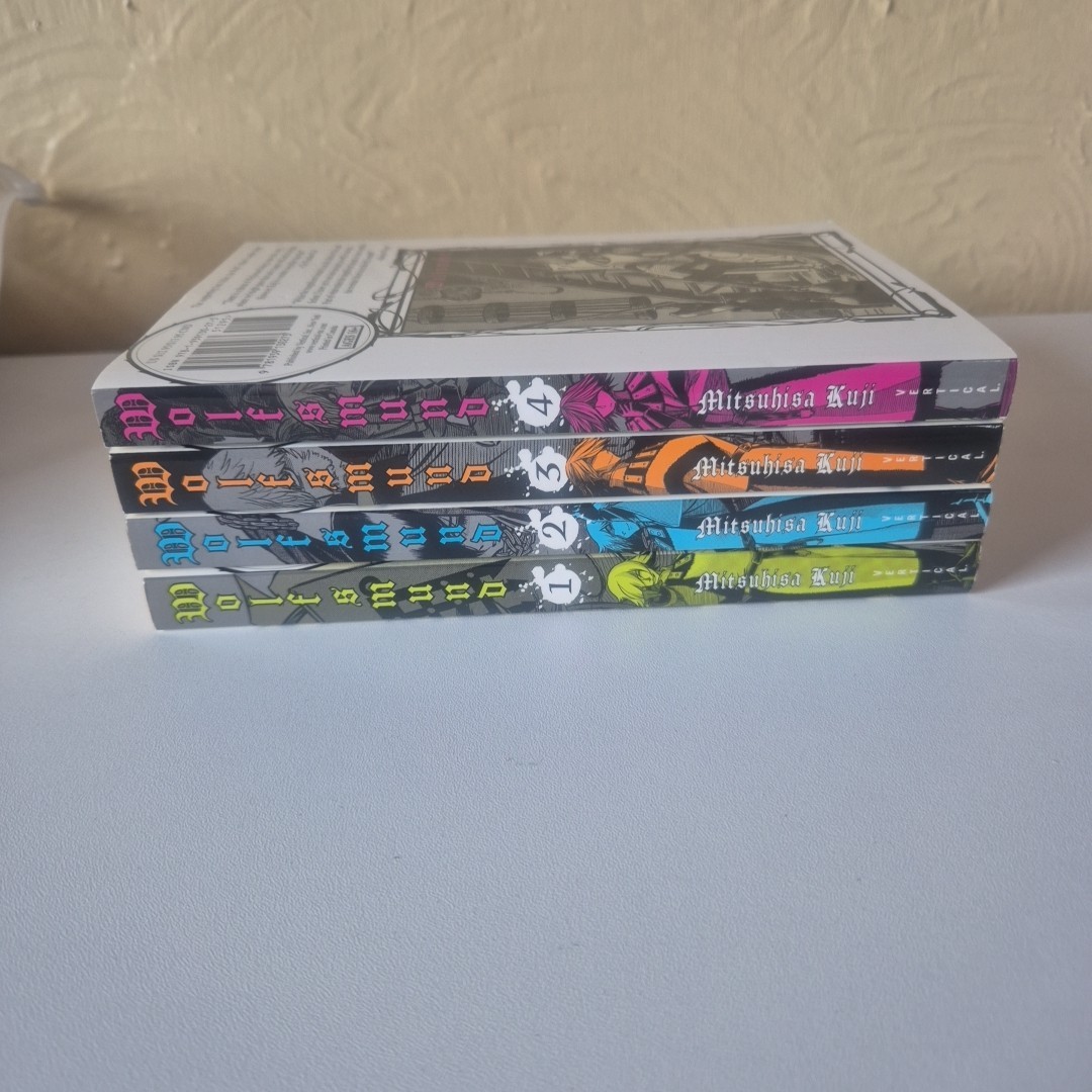 Wolfsmund Manga Volumes 1-4 English Oop Mitsuhisa