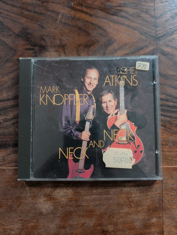 CD album Mark Knopfler Chet Atkins Neck and neck