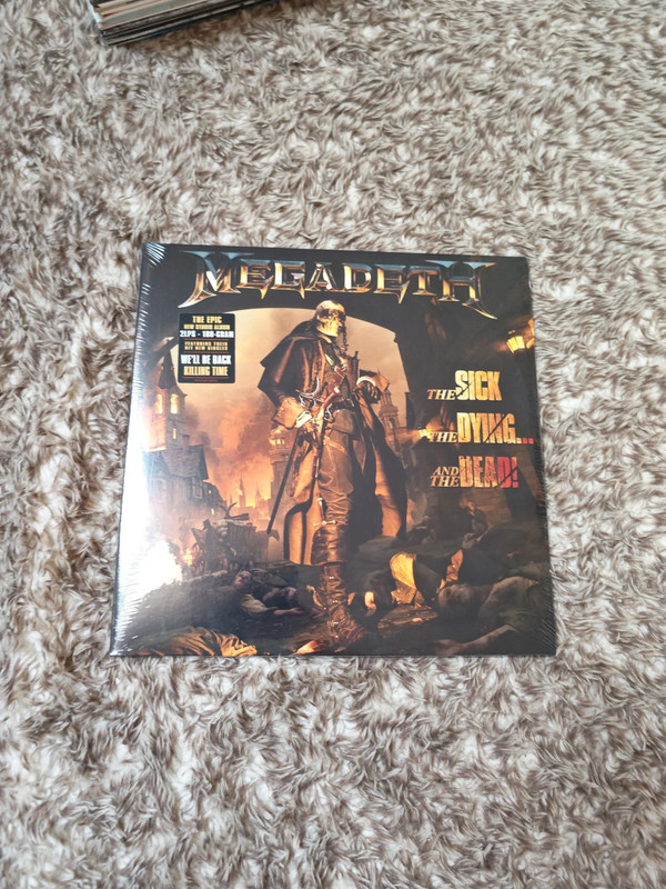 Vinyle megadeth the sick the dying and the dead