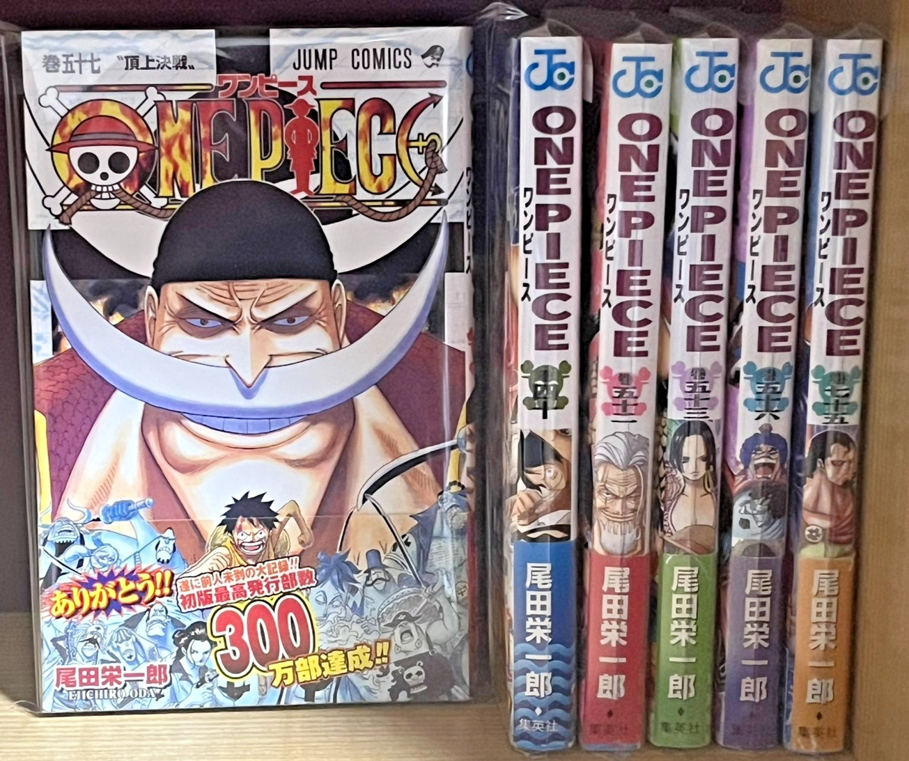 ALL OBI / First Print Edition ONE PIECE Japanese Vol.40-75 Manga 6book w/DJ