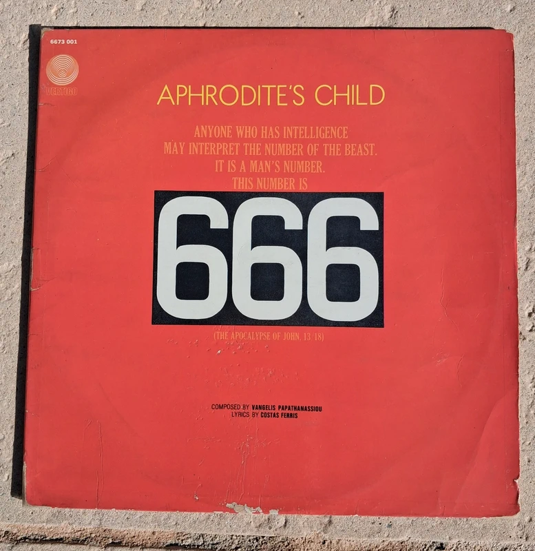 Double Album vinyle "666"-  Aphrodite's Child