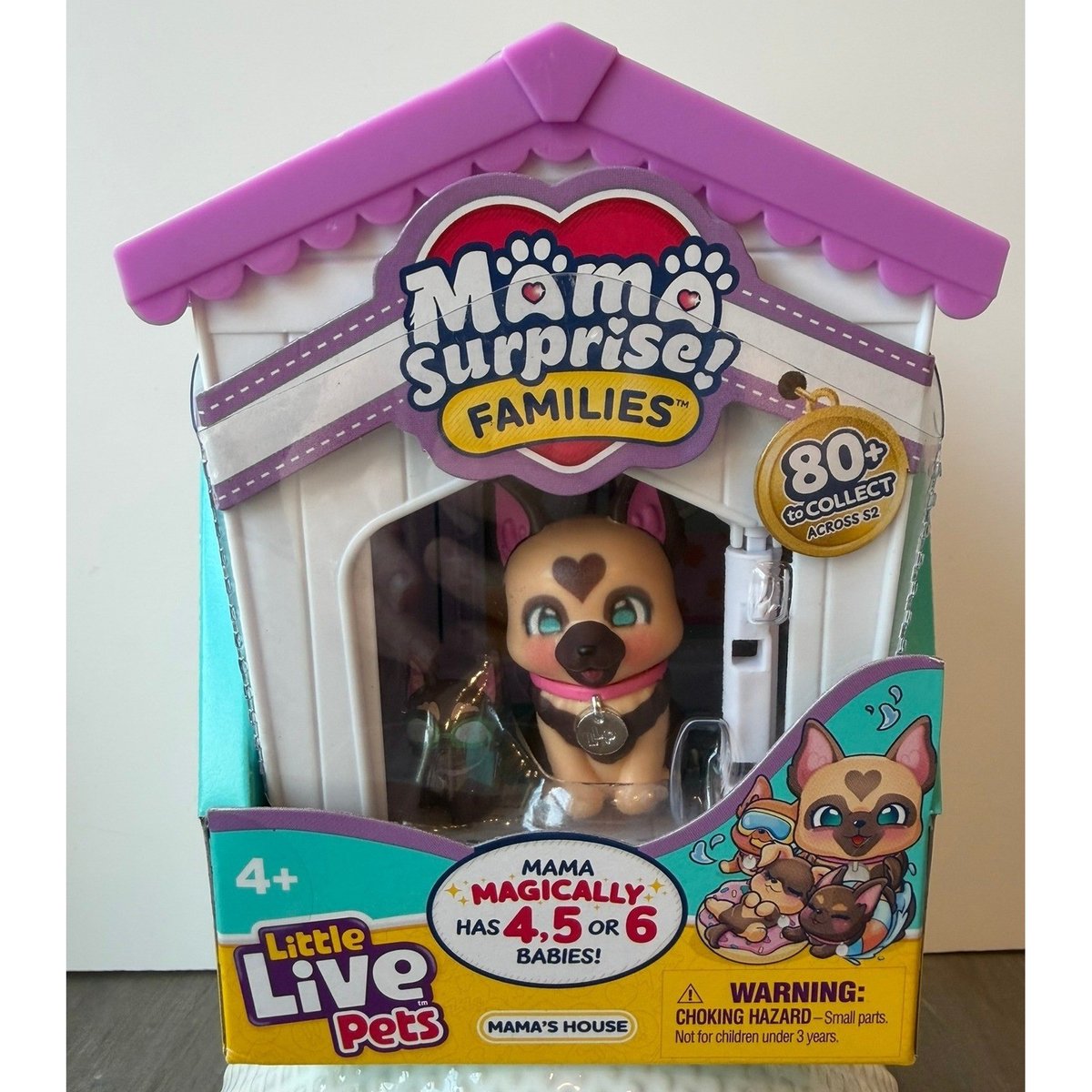 Little Live Pets Mamma Sorpresa Pastore Famiglia Giocattolo Interattivo Nuovo con scatola