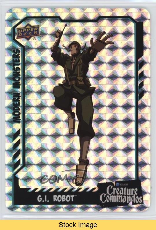 2025 DC Creature Commandos Mostri Moderni Adesivi GI Robot #MM-15 LEGGI 1bx3