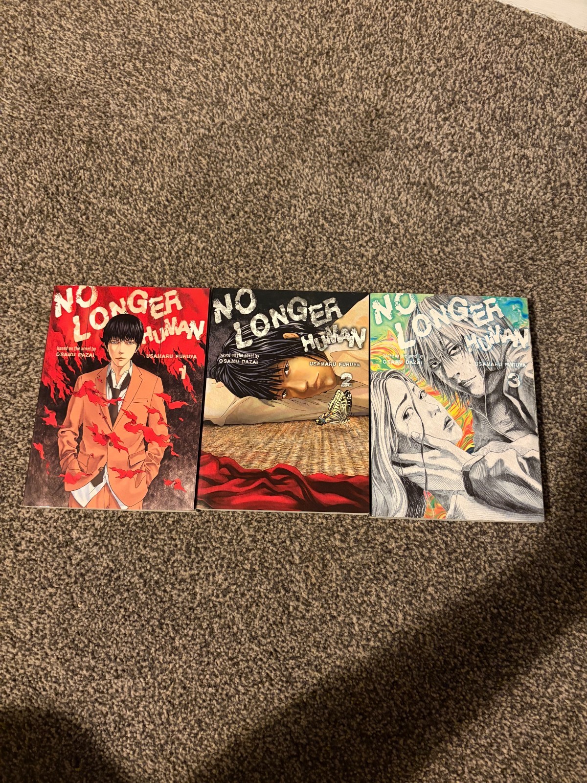 no longer human complete manga set vol 1-3 english rare great condition