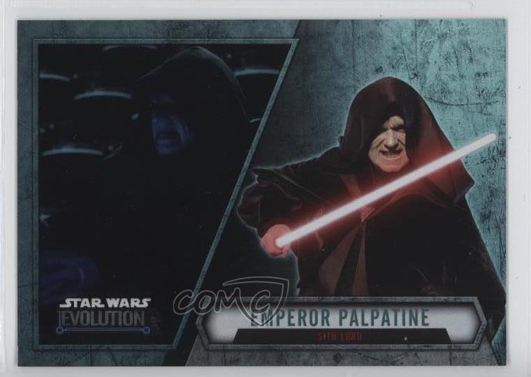 2016 Topps Star Wars Evoluzione Imperatore Palpatine Signore dei Sith #49 fm0