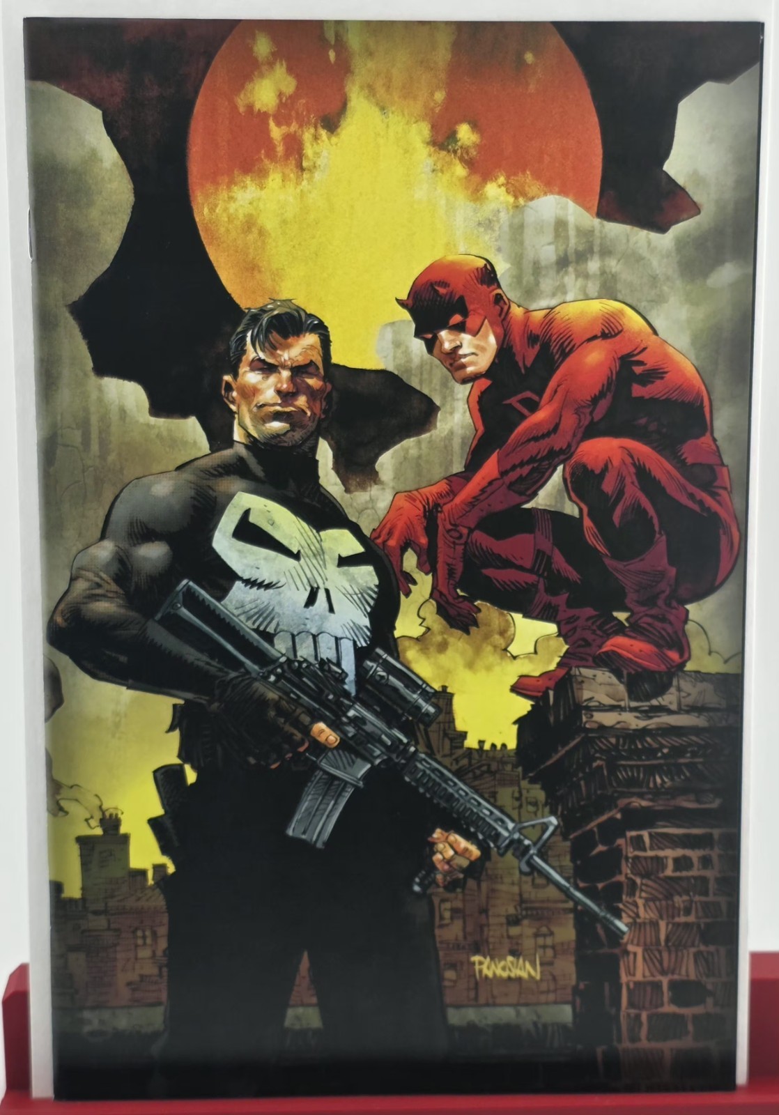 🔥DAREDEVIL/PUNISHER: THE DEVIL'S TRIGGER #1 DAN PANOSIAN 1:25 VIRGIN NM