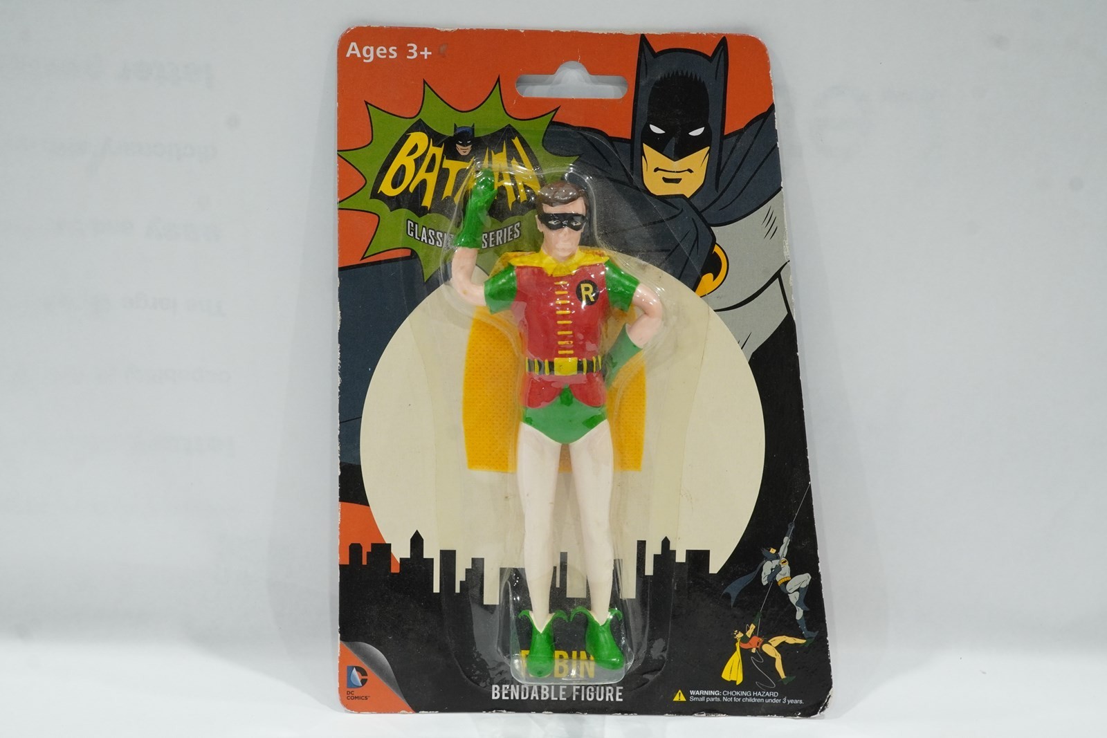 NJ Croce Bendable Robin Action Figure 5" DC Comics Batman Classic Series NUOVO