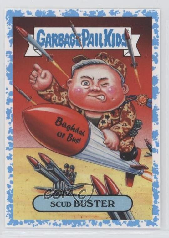 2019 Garbage Pail Kids: We Hate the '90s Politics & News Sticker Spit 81/99 0fr5