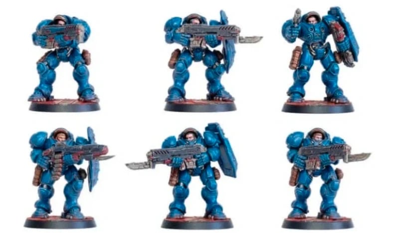 12 StarCraft Terran Marines