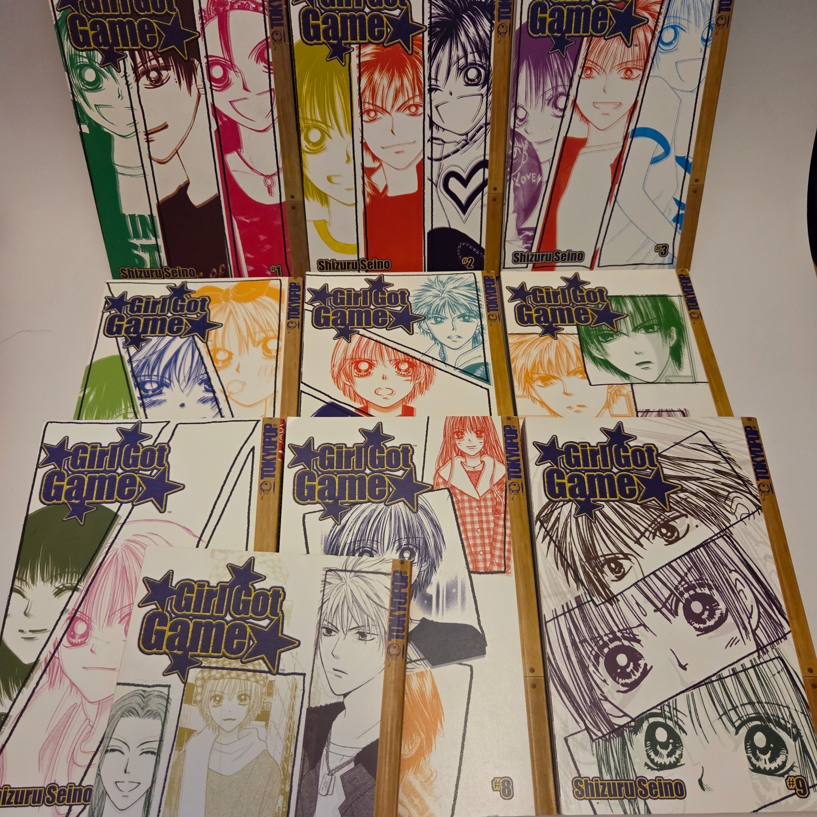 Girl Got Game Manga Volumes 1-10 Complete Shizuru Seino Tokyopop