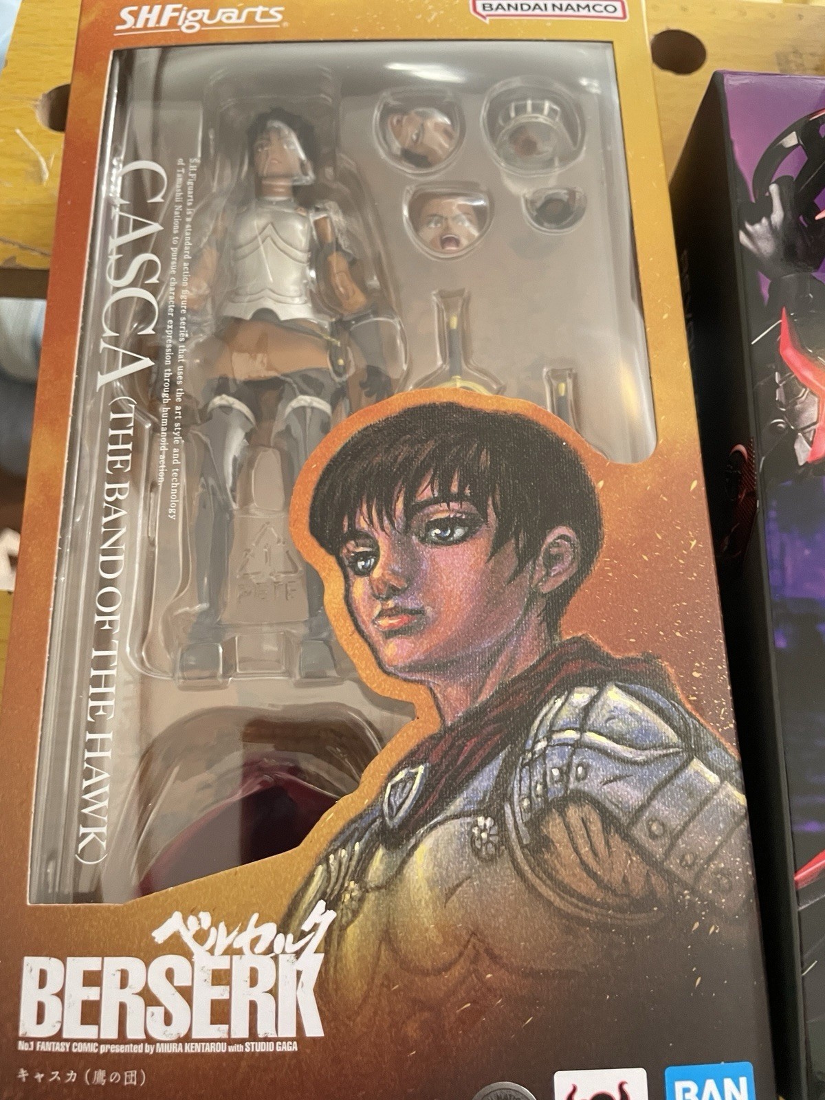 S.H.Figuarts Berserk Casca Band of the Hawk Figura TAMASHII NAZIONI GIAPPONE