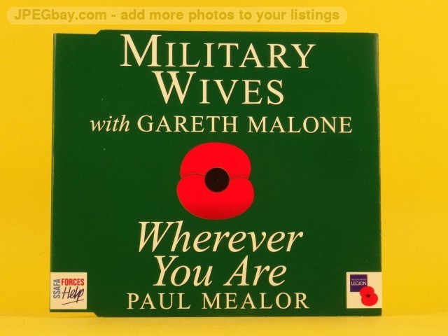 The Military Wives Choir Wherever You Are (L80) 2 Track CD Single including Pict