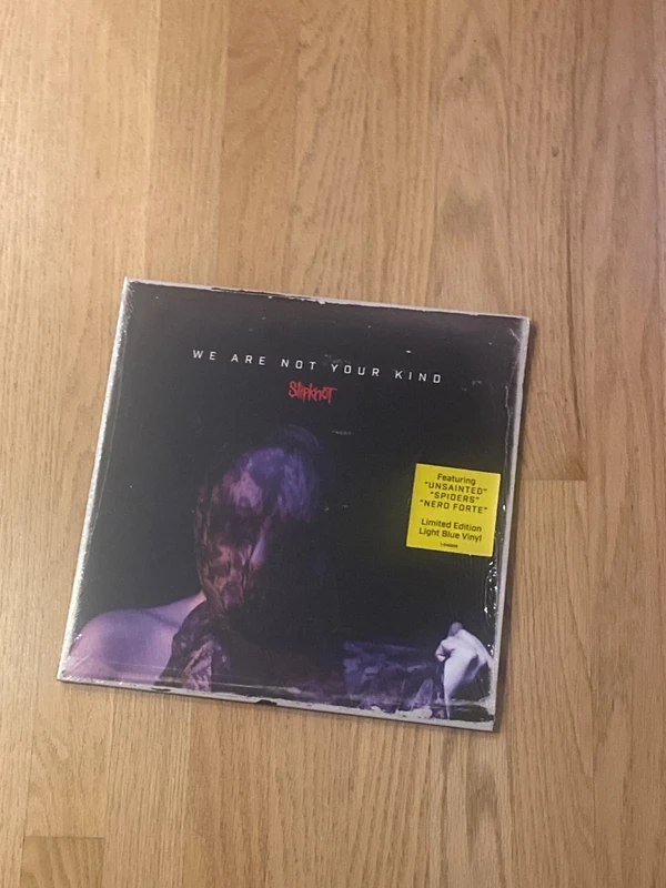 Slipknot *We Are not Your Kind* 2 LP Vinyles Bleu Gris Couleur Import Neuf