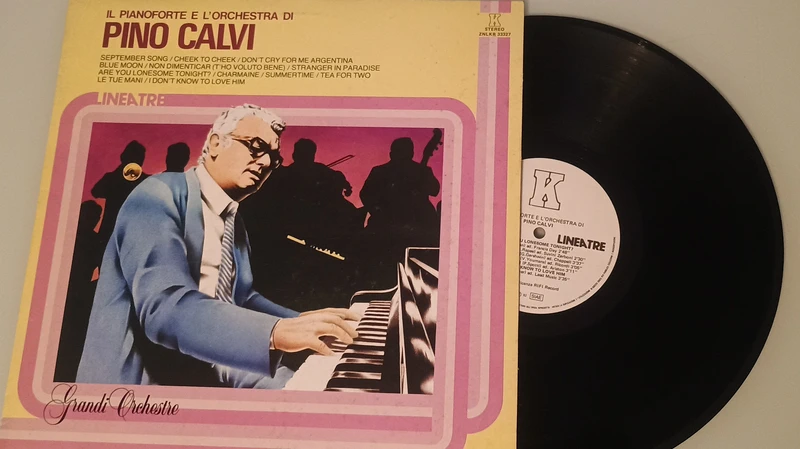 Vinile 33 giri - Pino Calvi - Il pianoforte e l'orchestra di Pino Calvi