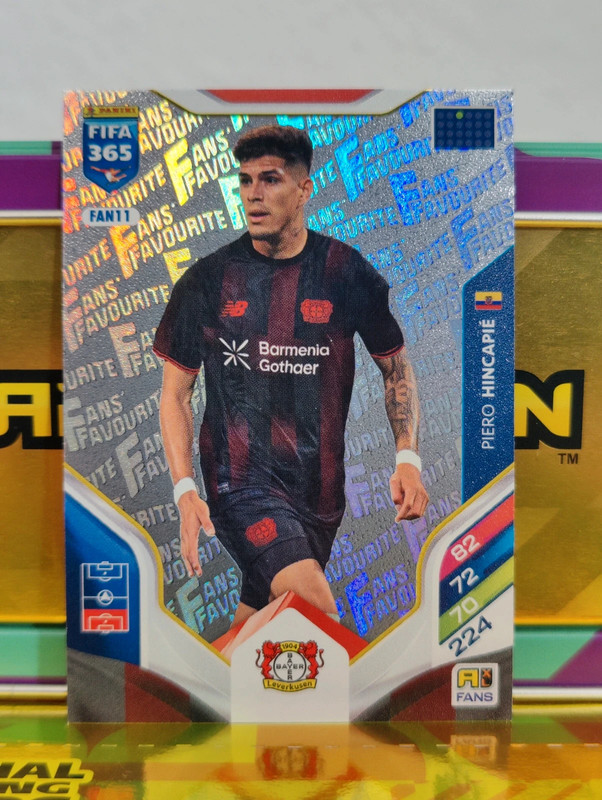 Piero Hincapié FAN11 – Panini FIFA 365 Adrenalyn XL 2026 – Fans Favourite - Bayer Leverkusen