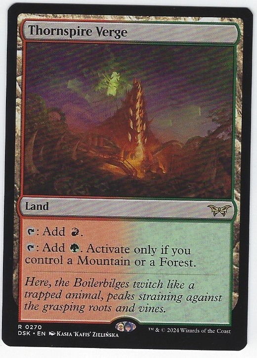 Magic: The Gathering - Duskmourn: House of Horror - Thornspire Verge EN NM