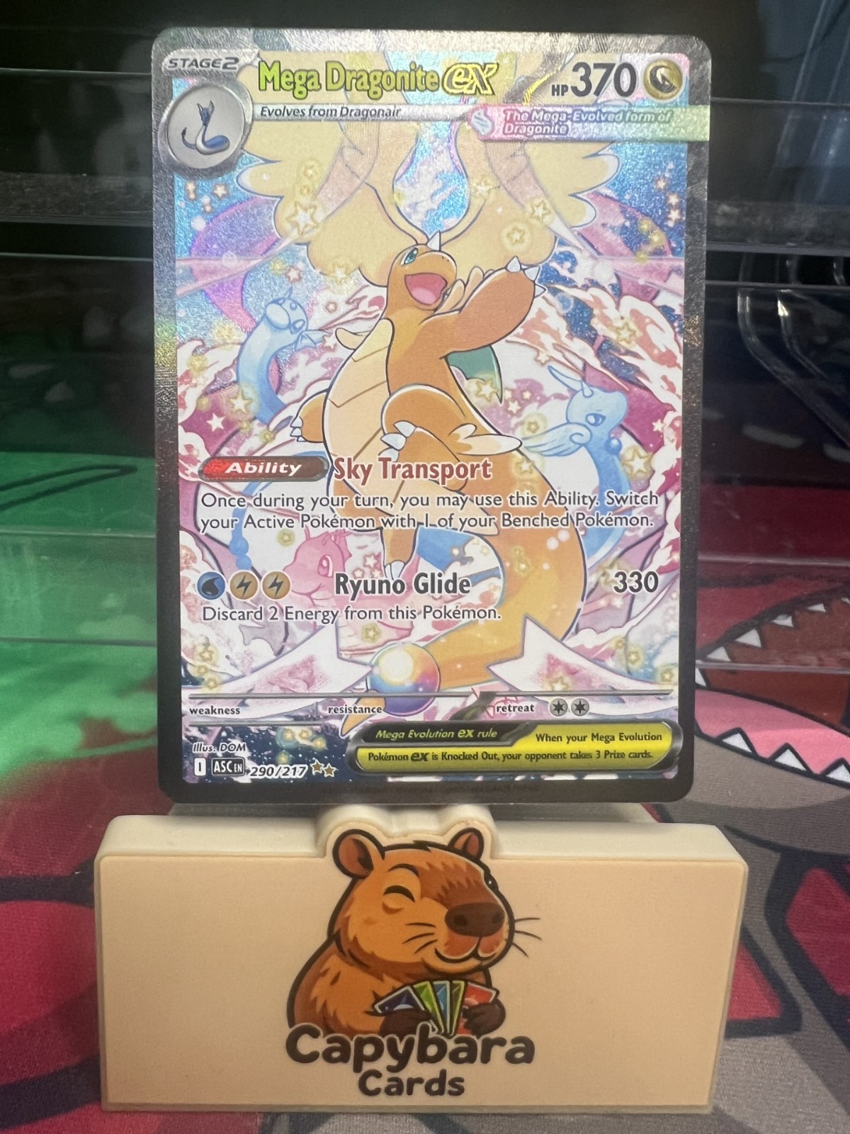 Mega Dragonite ex 290/217 - Ascended Heroes - SIR Holo Pokémon Card