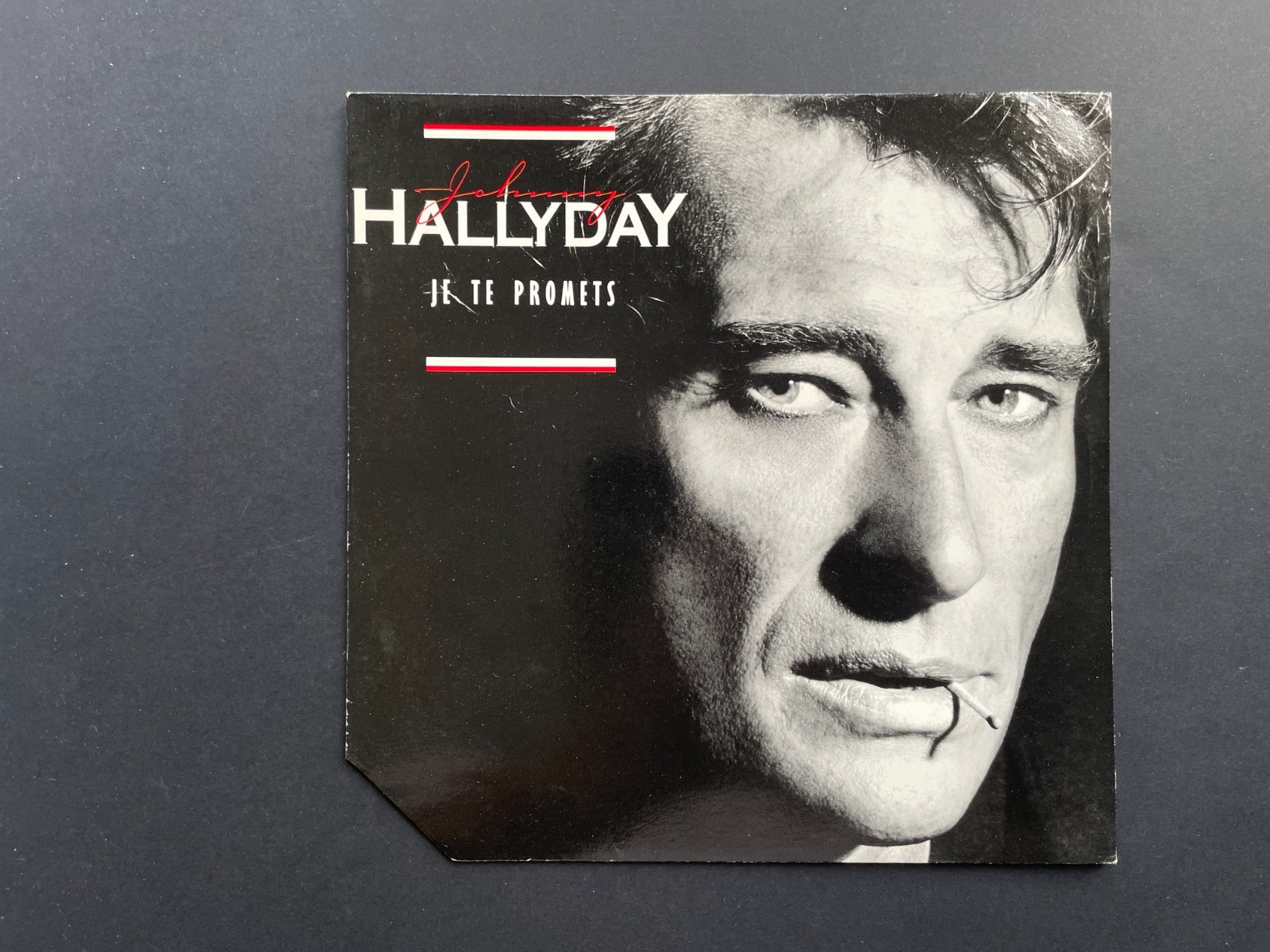Pochette Seule - 45 Tours Johnny HALLYDAY -JE TE PROMETS (JJ Goldman)- 888 710 7