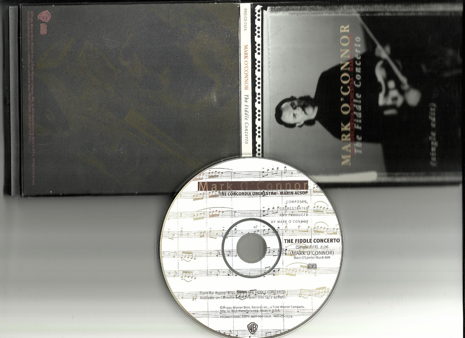 MARK O’CONNOR The Fiddle Concerto RARE SINGLE EDIT PROMO RADIO DJ CD oconnor