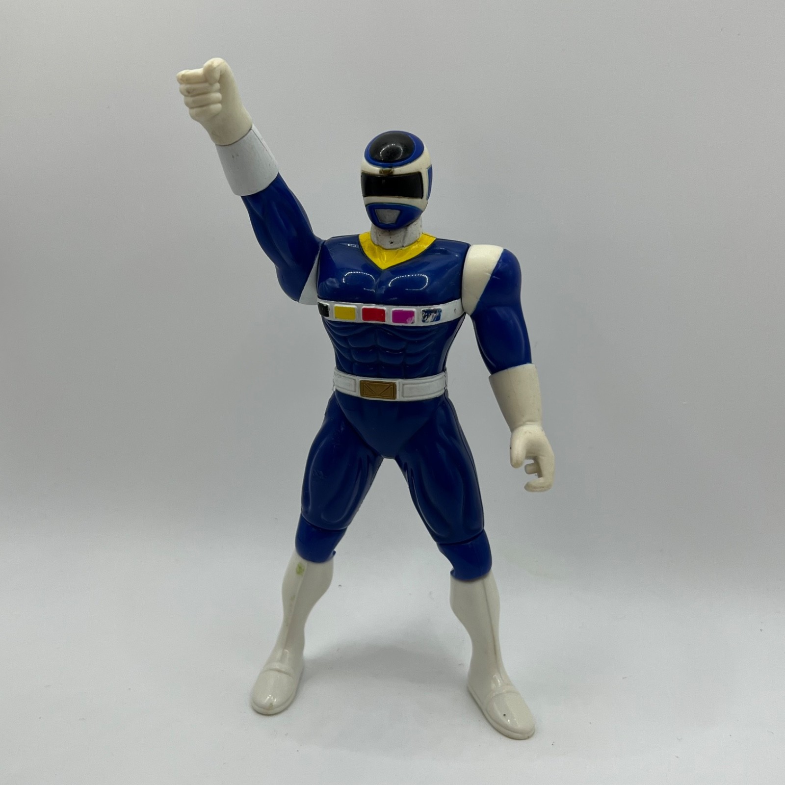 Bandai Power Rangers In Space Blue Modellino Astro Ranger 5" #6