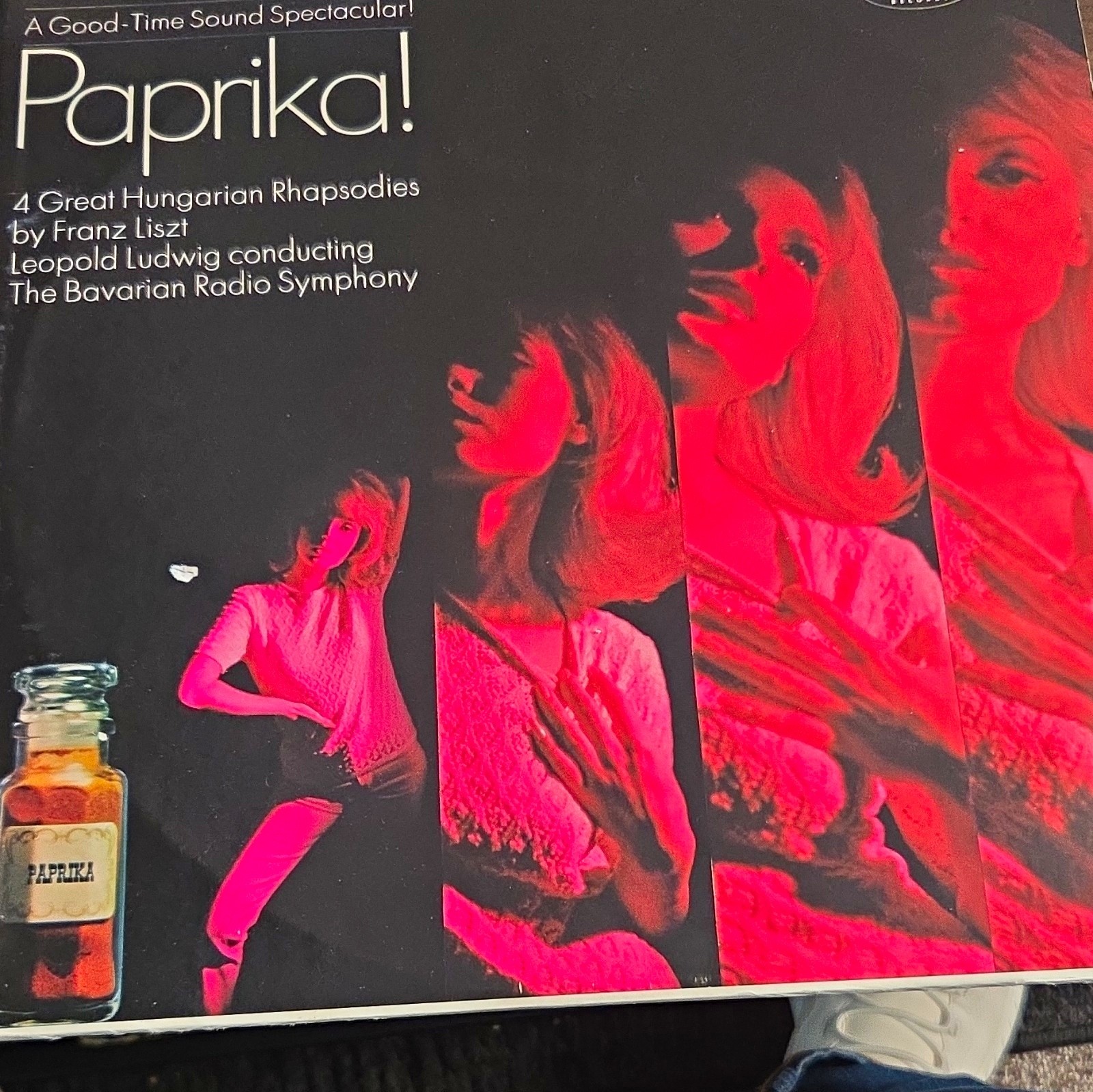 Capitol Franz Liszt Paprika! 4 Great Hungarian Rhapsodies LP P-8645