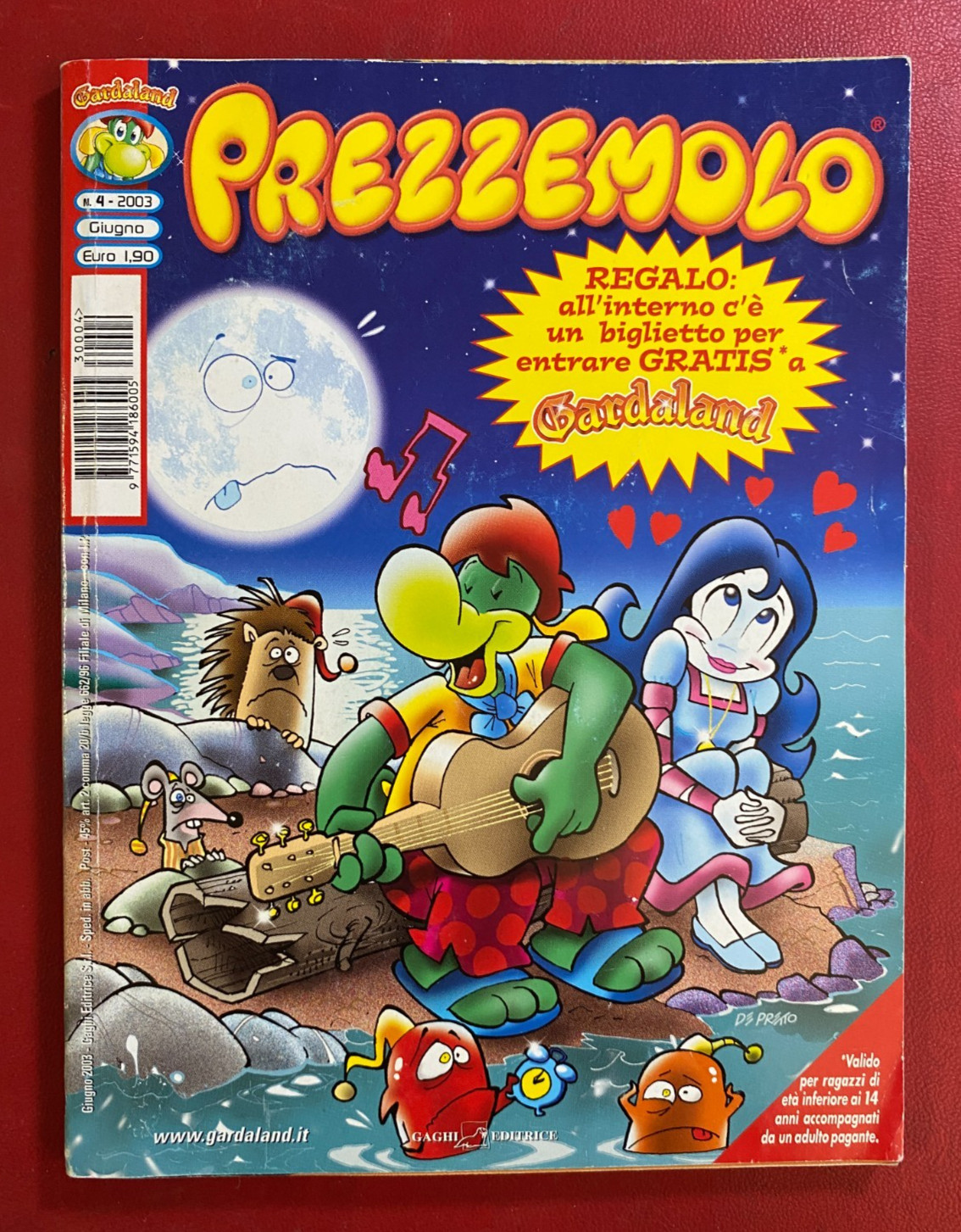PREZZEMOLO n. 4 Ed. Gaghi (2003) Fumetto Gardaland