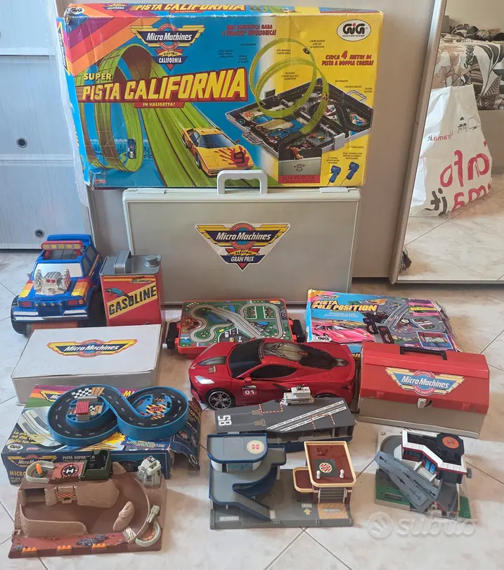 12 set micro machines gasoline pista città gig