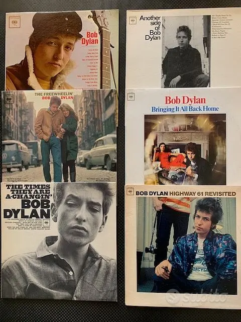 BOB DYLAN primi 6 LP MONO USA 1° edizione Columbia