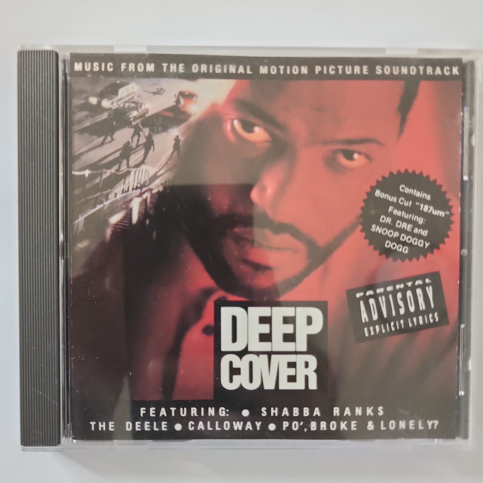 Deep Cover Soundtrack CD 1992 Rap Hip-Hop ZK 75330 Solar Epic DR DRE RARE! OOP