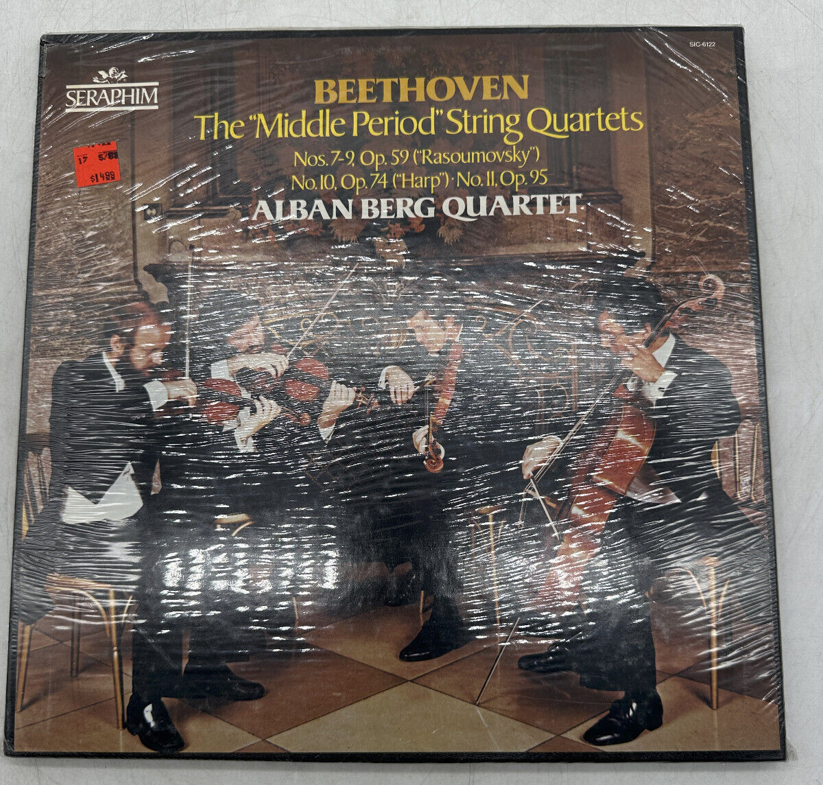 Beethoven Alban Berg Quartet The Middle Period String Quartets Seraphim SIC 6122