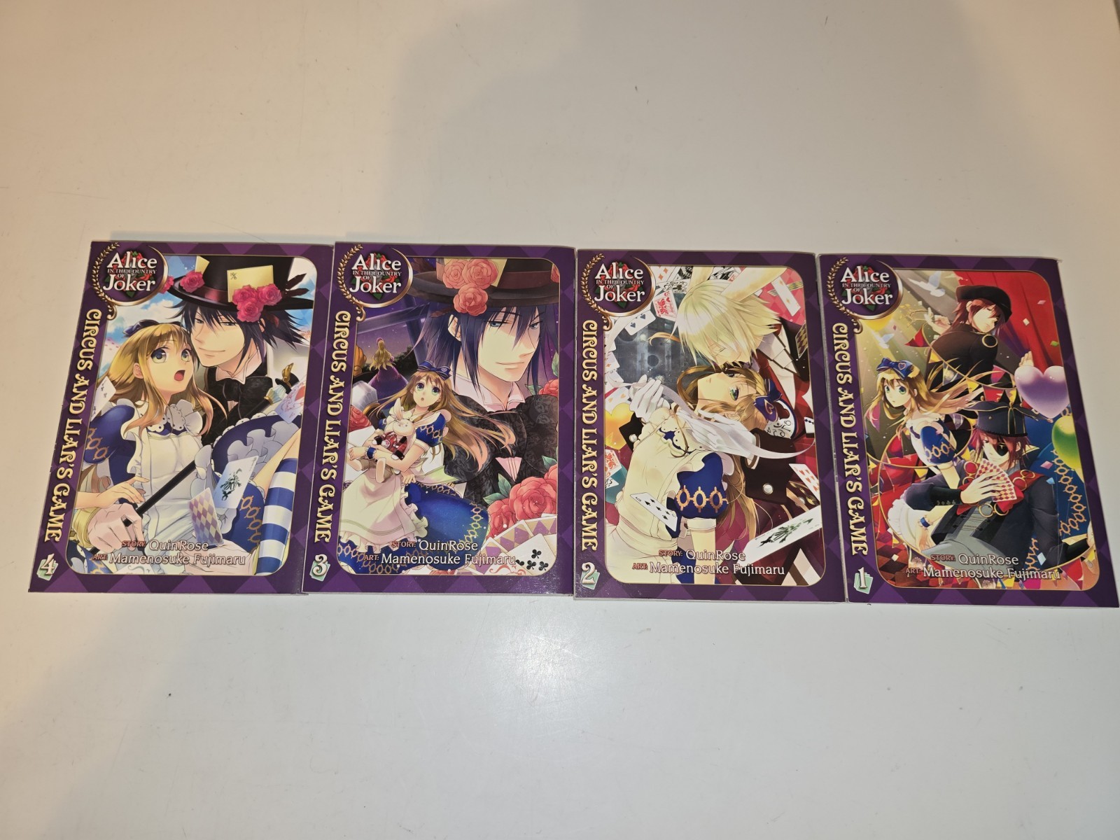 Alice nel paese di Joker Circus & Liar's Game Manga Vols 1 - 4 di QuinRose 