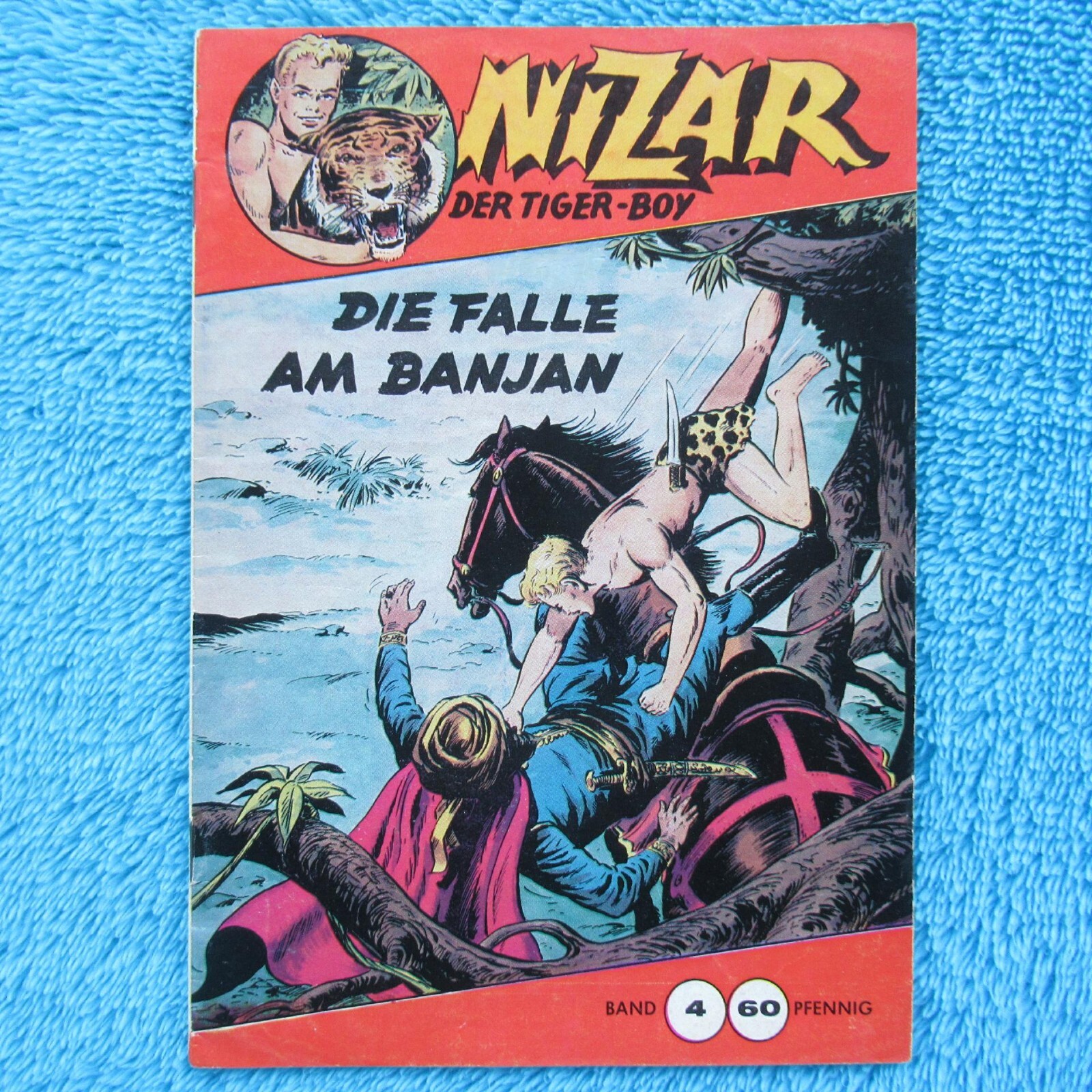 NIZAR Il ragazzo tigre n.4 "La trappola al Banjan" Heinrich Kölling 1964