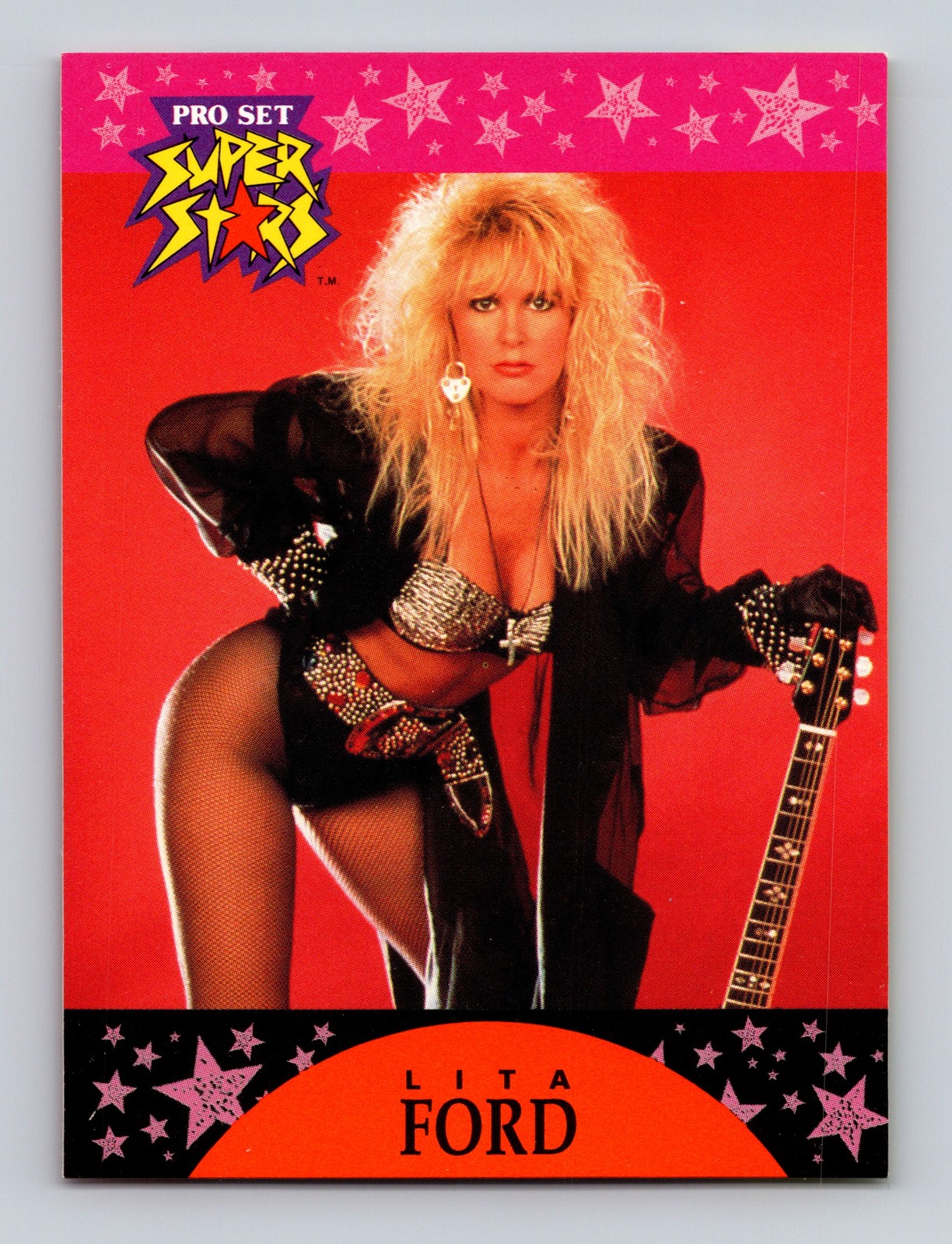 1991 Pro Set SuperStars MusiCards #178 Lita Ford