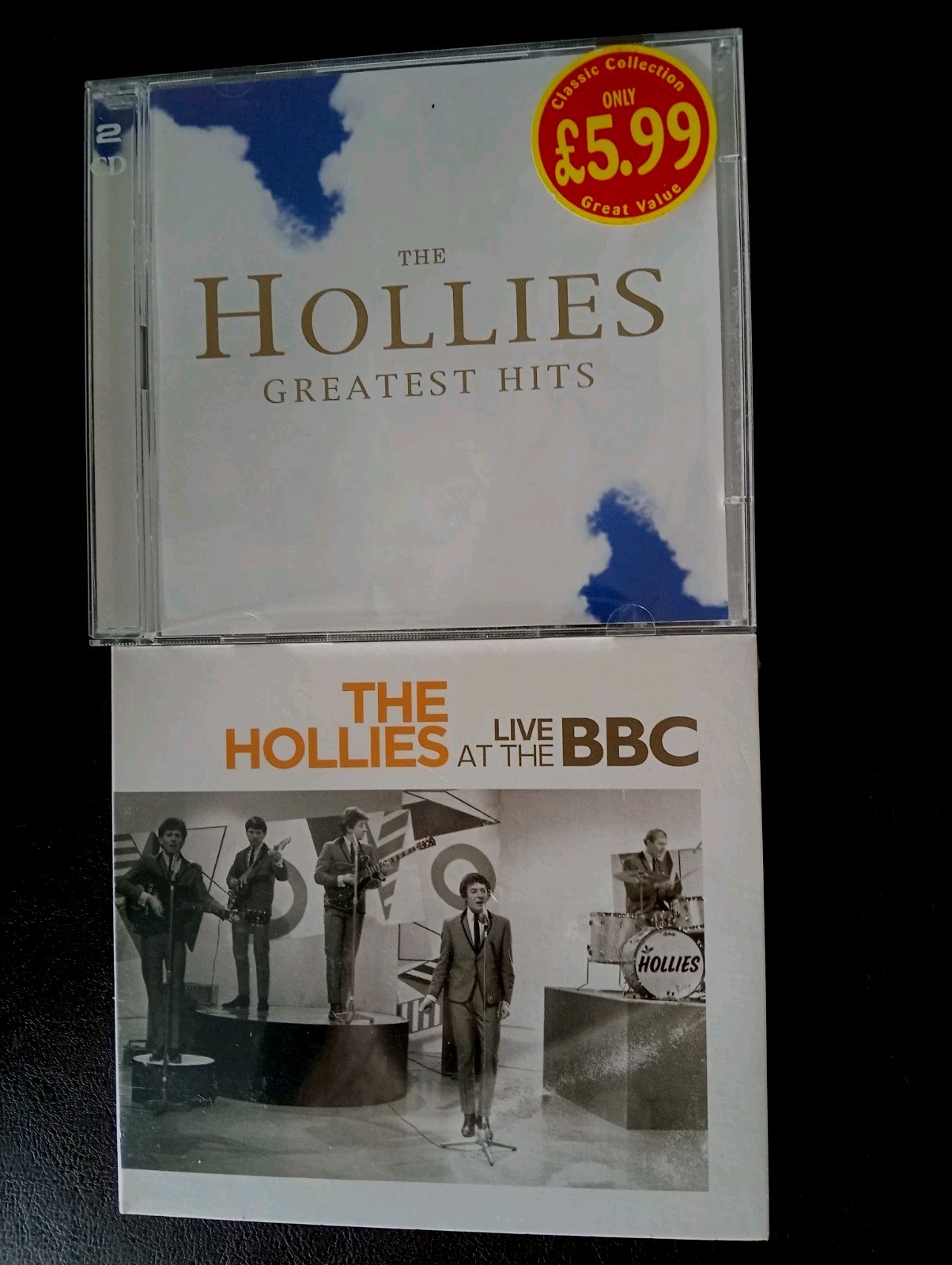 The Hollies Live At The BBC CD + The Hollies Greatest Hits Double CD EMI Label 