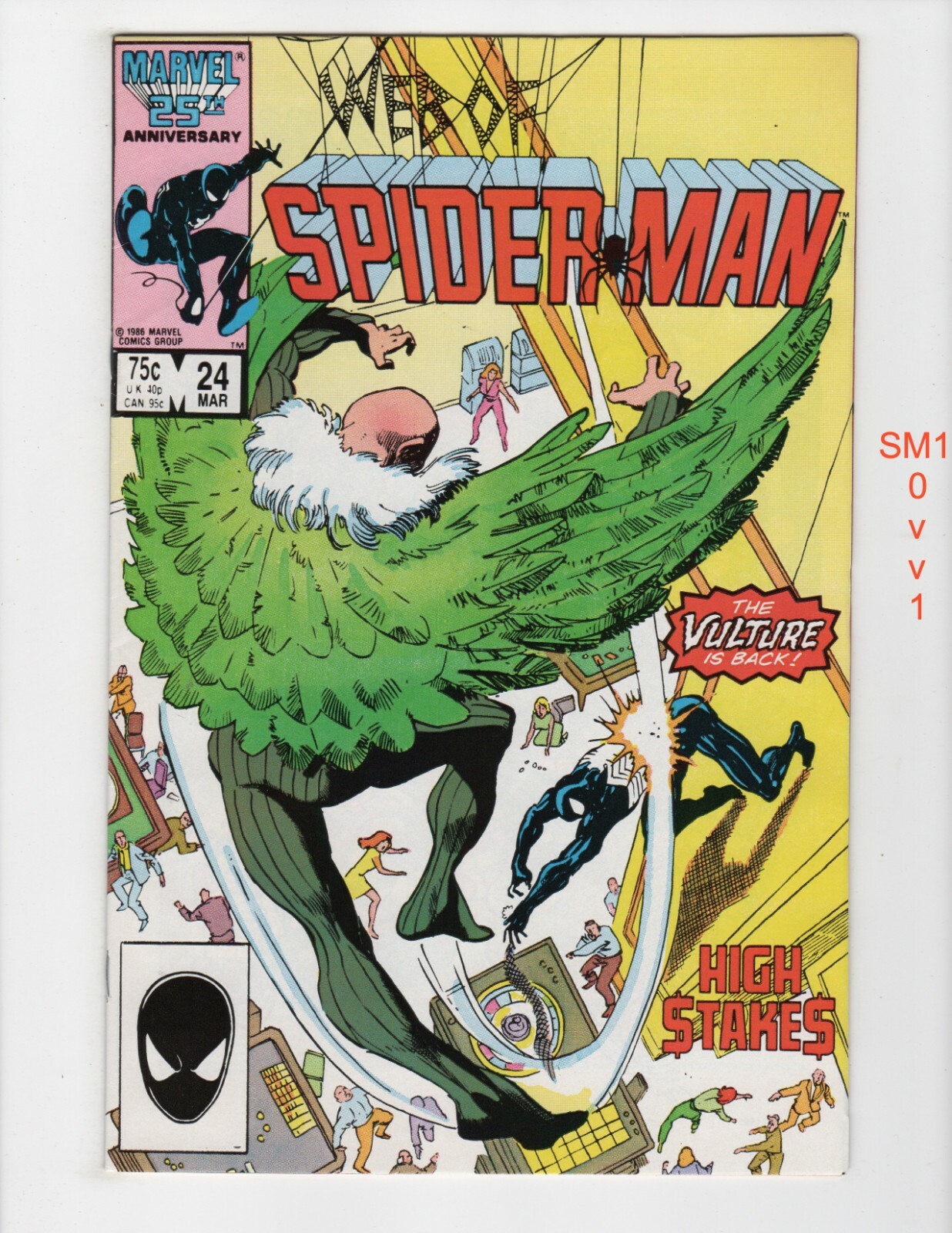 Web of Spider-Man #24 2° Eddie Brock ottime condizioni 1985 Marvel sm101