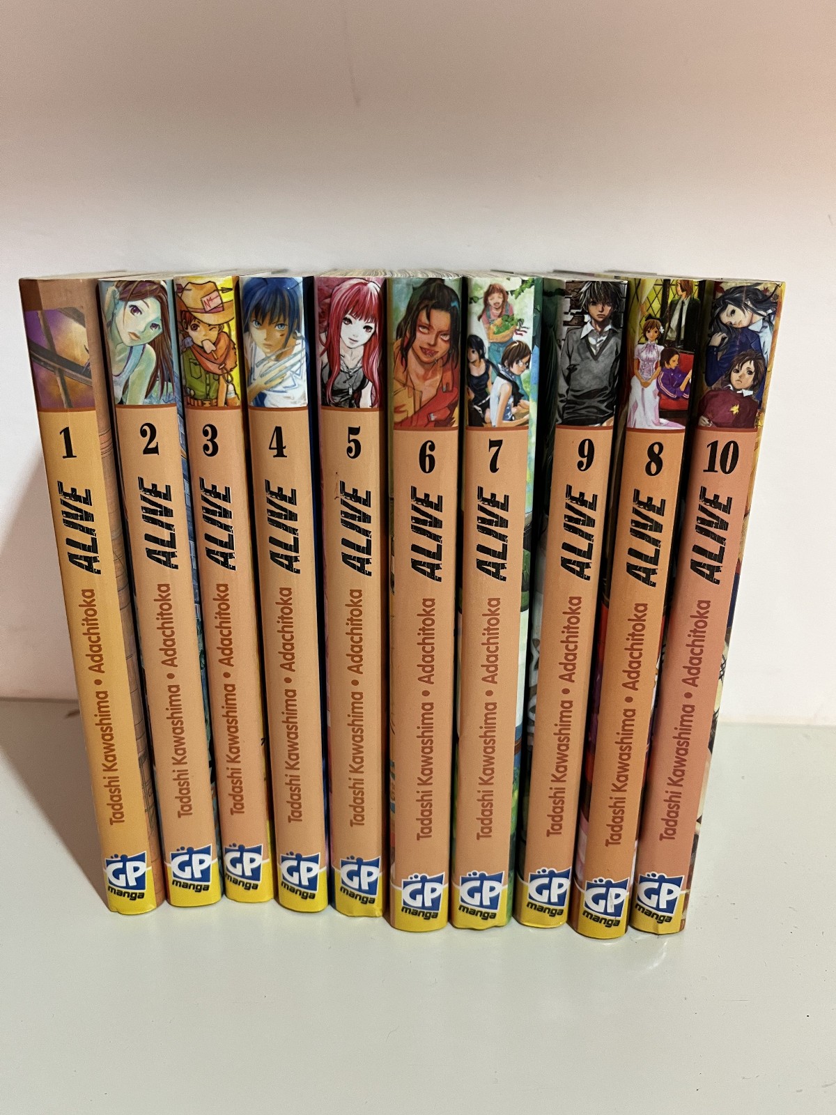 Serie manga parziale "ALIVE Evoluzione Finale" volumi 1-10 USATO