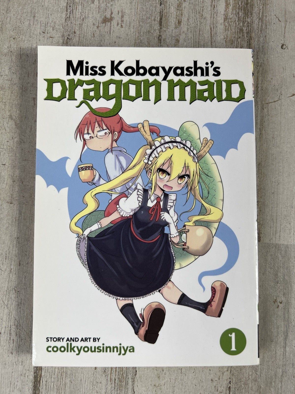 Miss Kobayashi's Dragon Maid Vol. 1 manga tascabile inglese di Coolkyousinnjya 