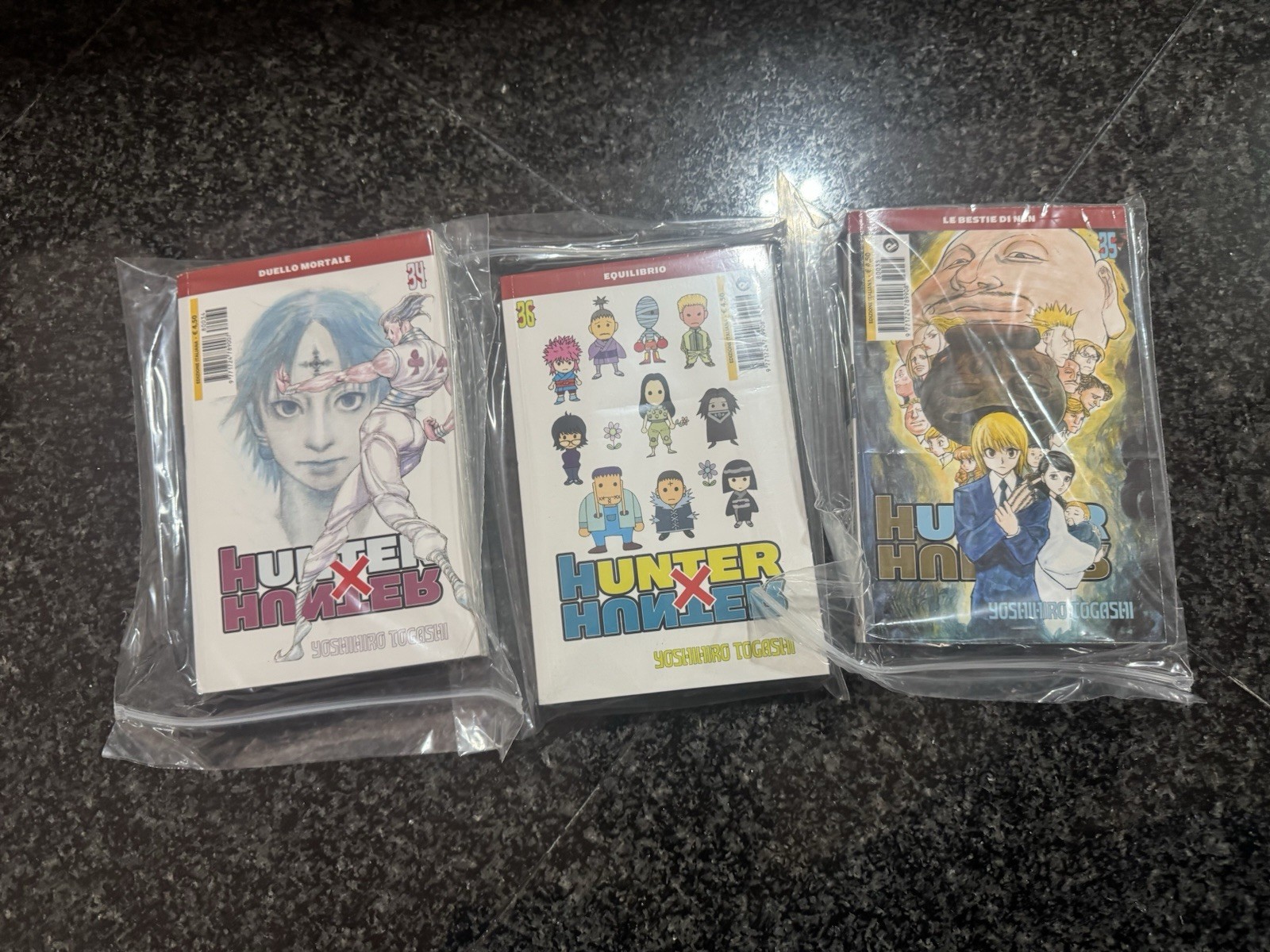 Panini Comics Hunter x Hunter 34-36 Manga Prima Edizione Yoshihiro Togashi