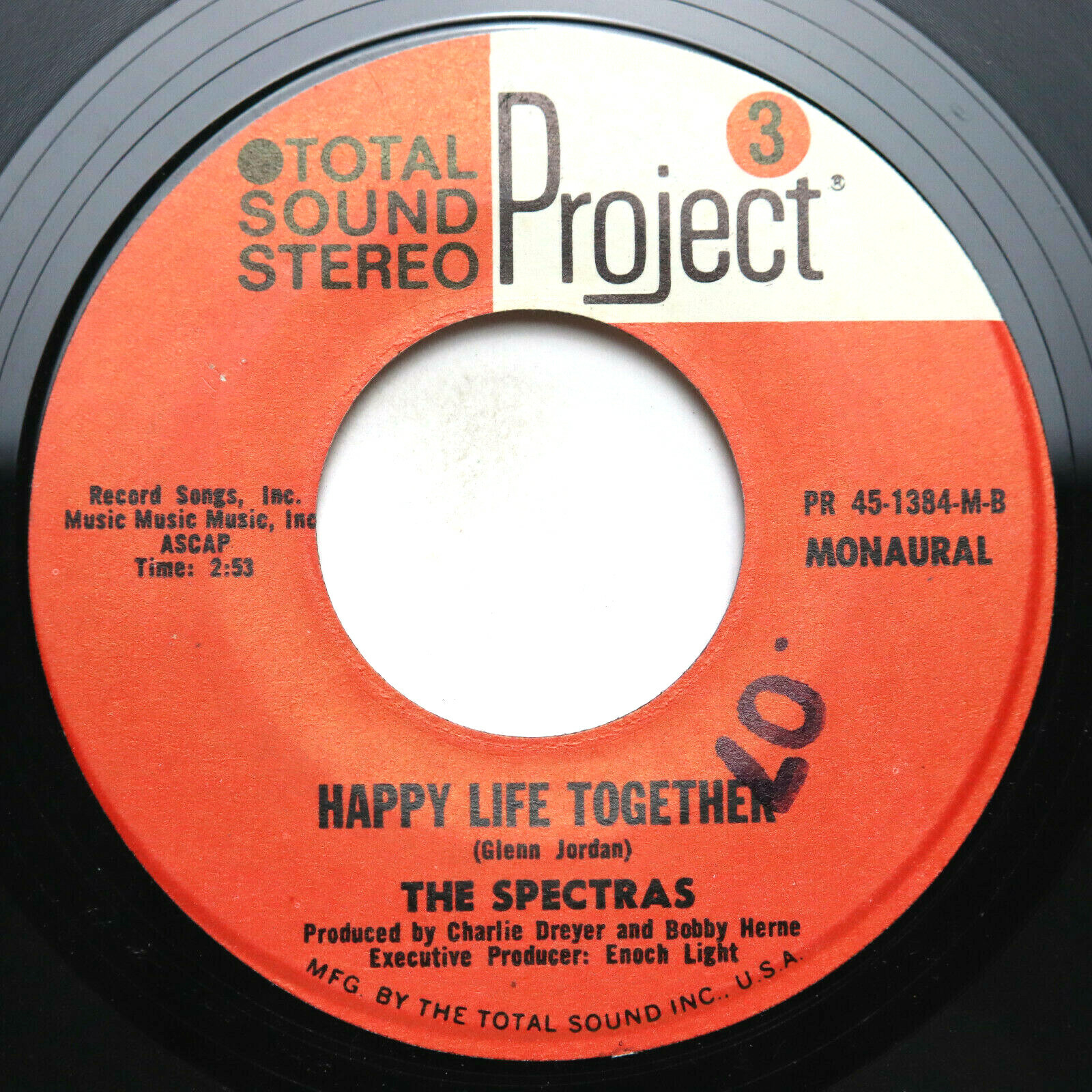 THE SPECTRAS - AND YOU LOVE HER / HAPPY LIFE TOGETHER - ROCK 45