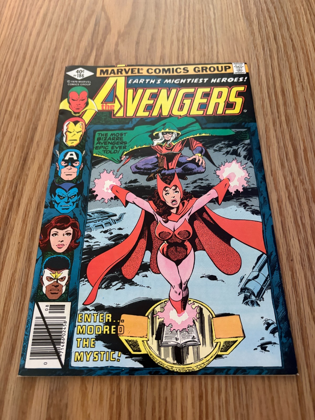 Avengers 186 VF/NM 9.0 High Grade Iron Man Capitan America Thor Doomsday