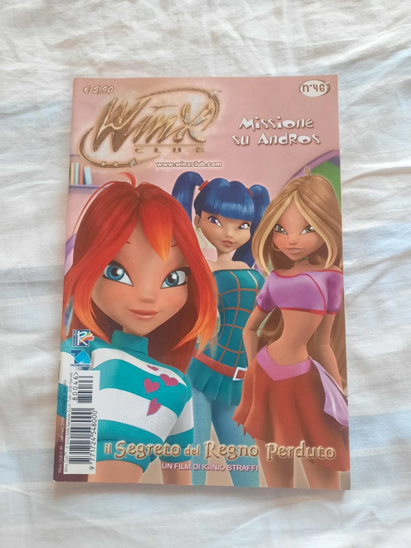 Giornaletto a fumetti delle winx