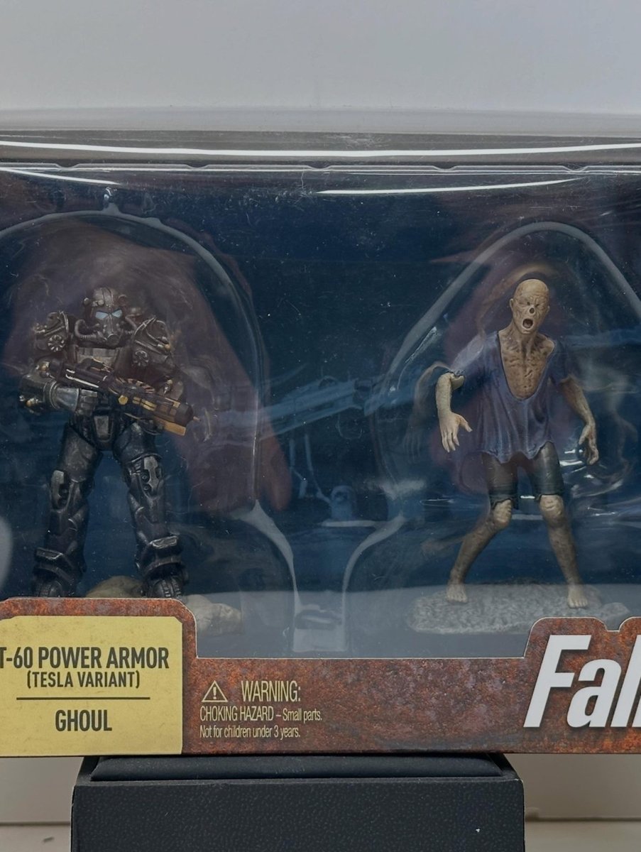 SDCC 2026 Fallout 2 Pack Power Armor Figure Syndicate Collectibles Nuovo Esclusivo