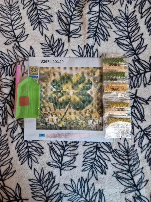 Kit complet trèfle 🍀 peintures diamants 💎