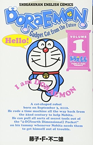 Lotto Doraemon in inglese 1-10 set fumetto manga traduzione giapponese... forma libro JP