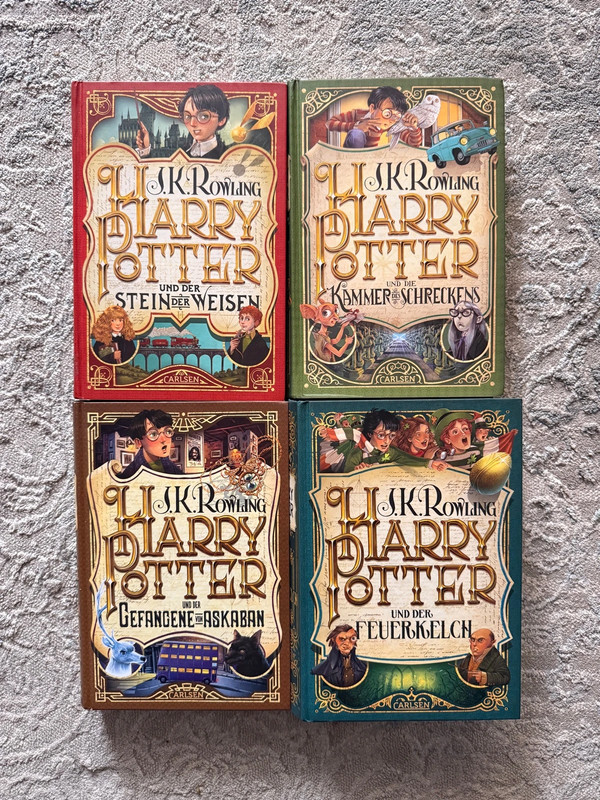 Harry Potter Band 1-4, Jubiläumsausgabe