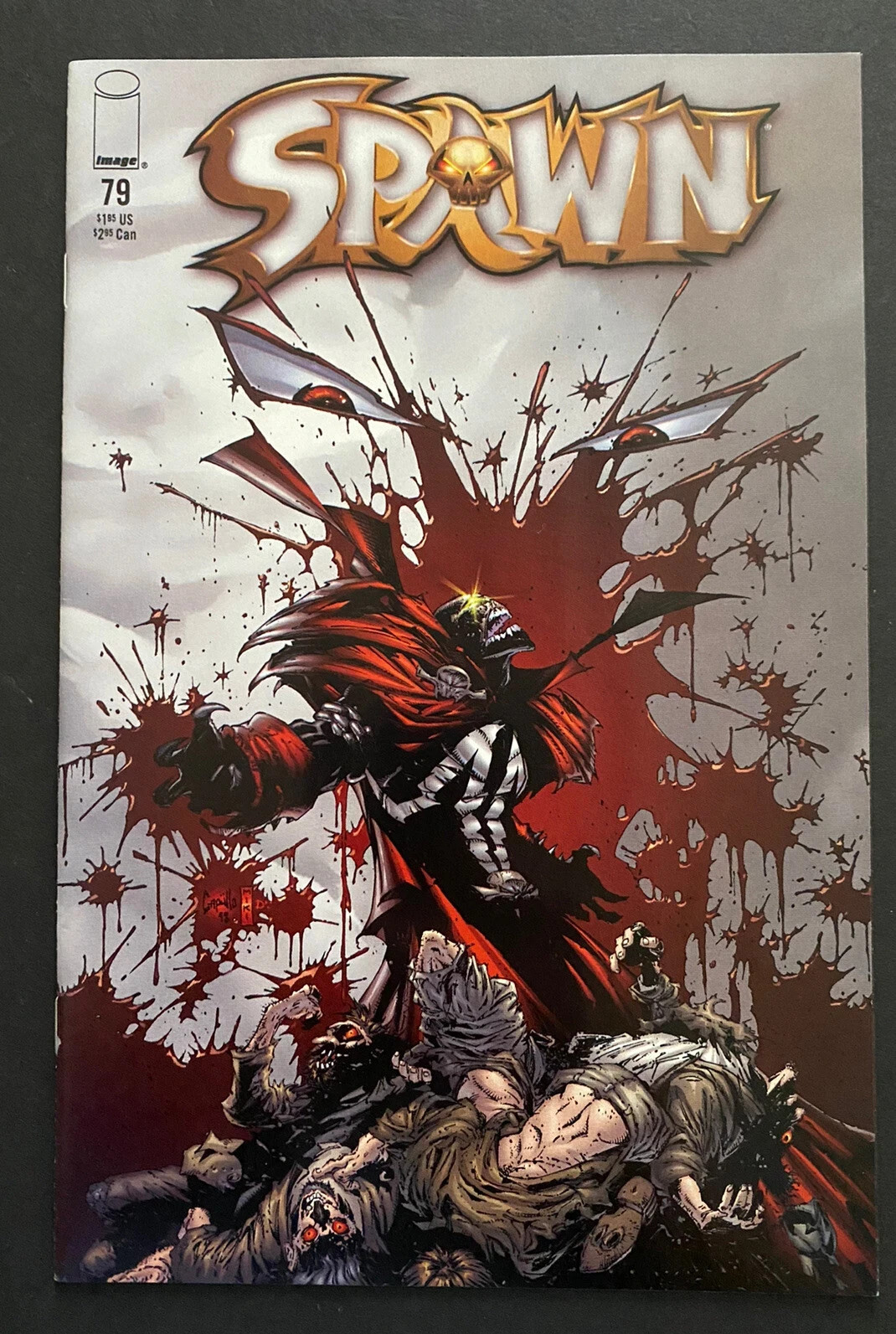 Numero Spawn #79 fumetto Todd McFarlane. Immagine Greg Capullo 1999