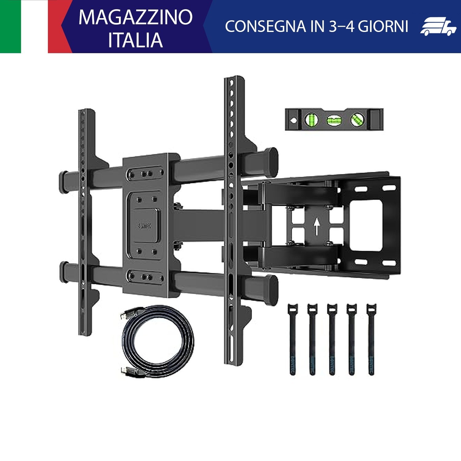 Supporto da Parete per TV da LED LCD 32-85 pollici, Staffa TV con Movimento Incl