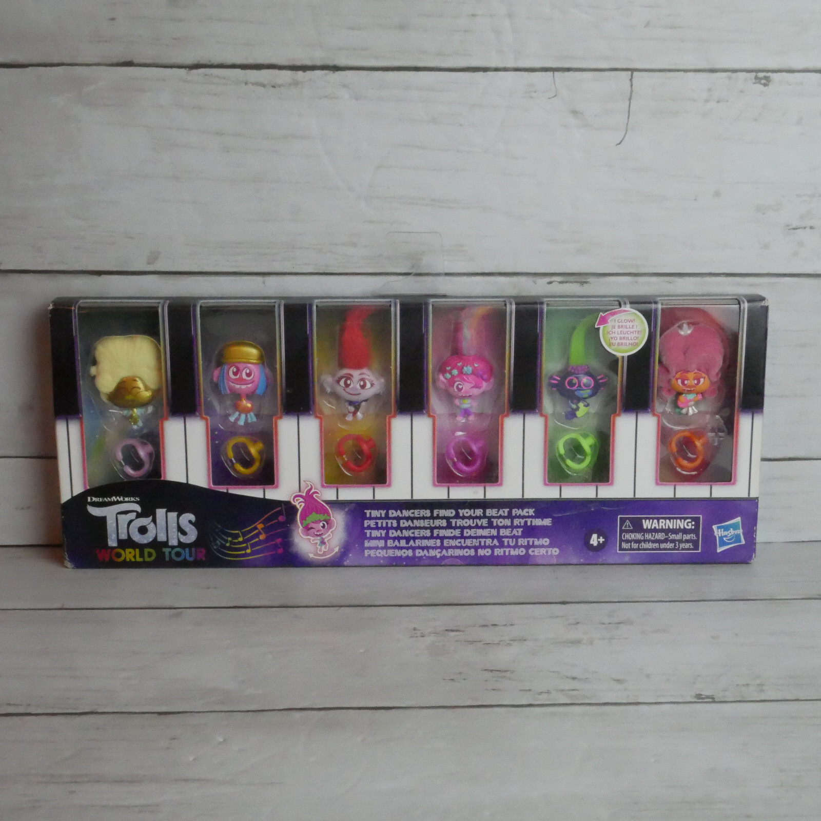 Nuovo Hasbro Trolls World Tour Tiny Dancers Find Your Beat Pack