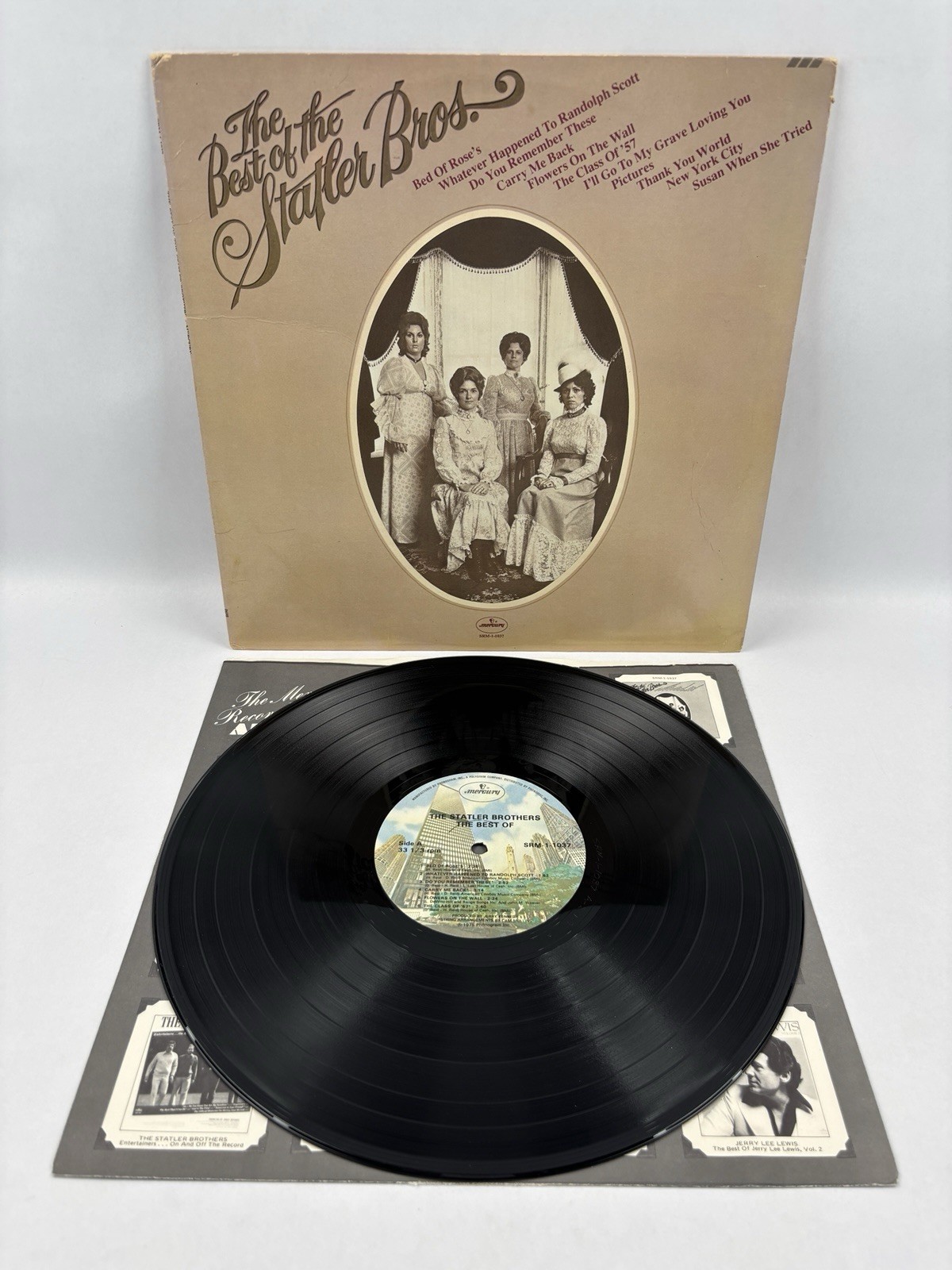 The Best Of The Statler Bros Vinyl LP 1975 Original Mercury SRM-1-1037